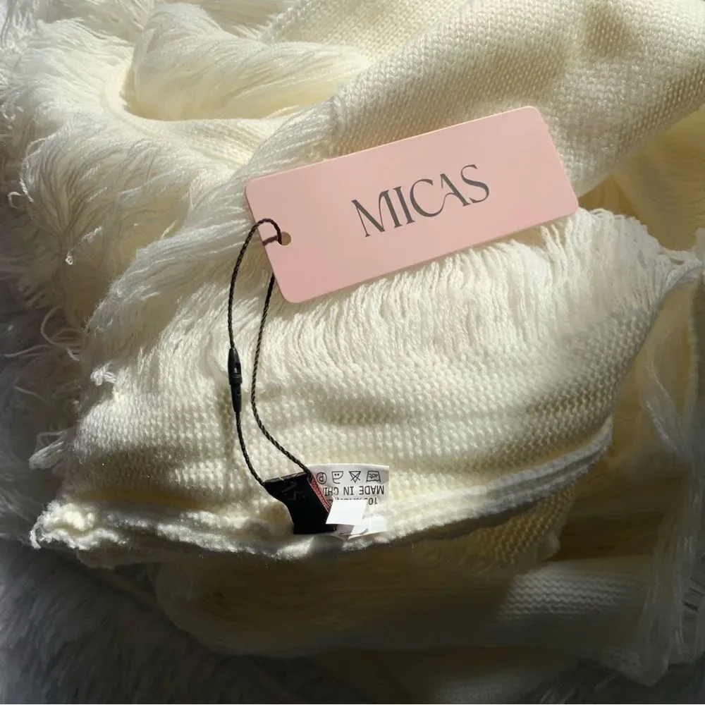 MICAS IVORY KNIT MAXI SKIRT SET - Picture 9 of 9
